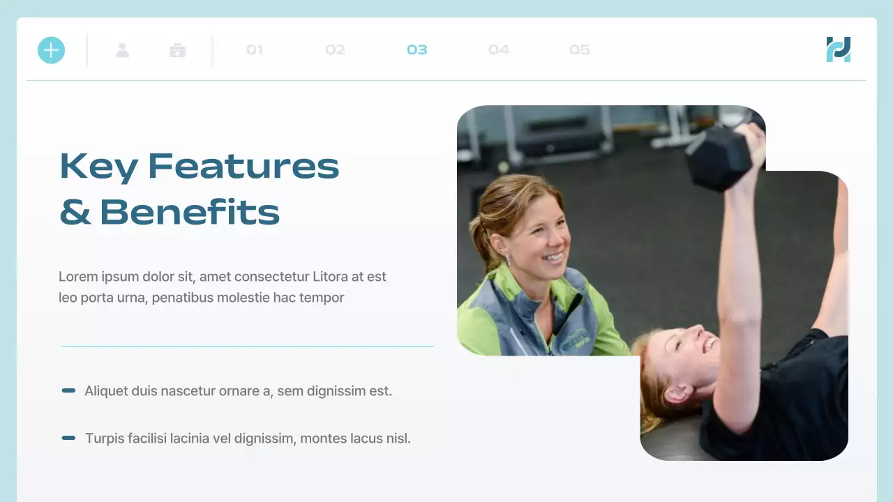 Blue Modern Health Presentation