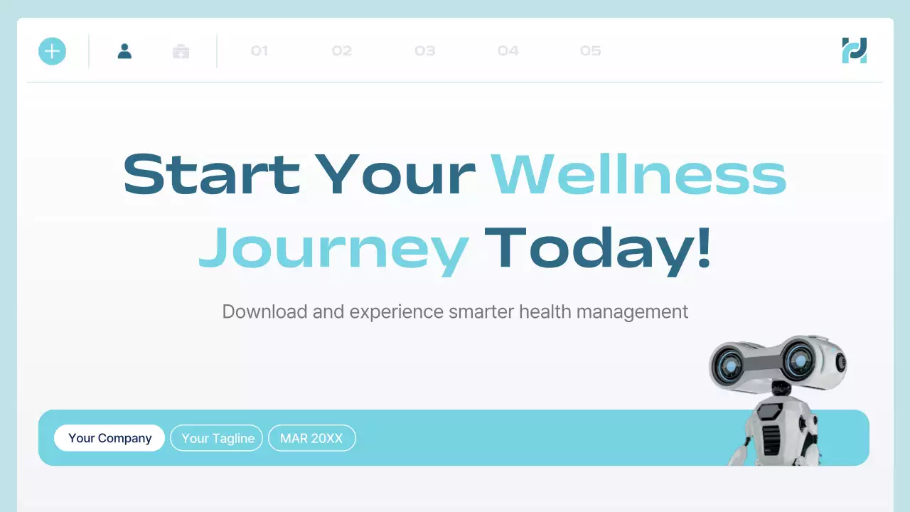 Blue Modern Health Presentation