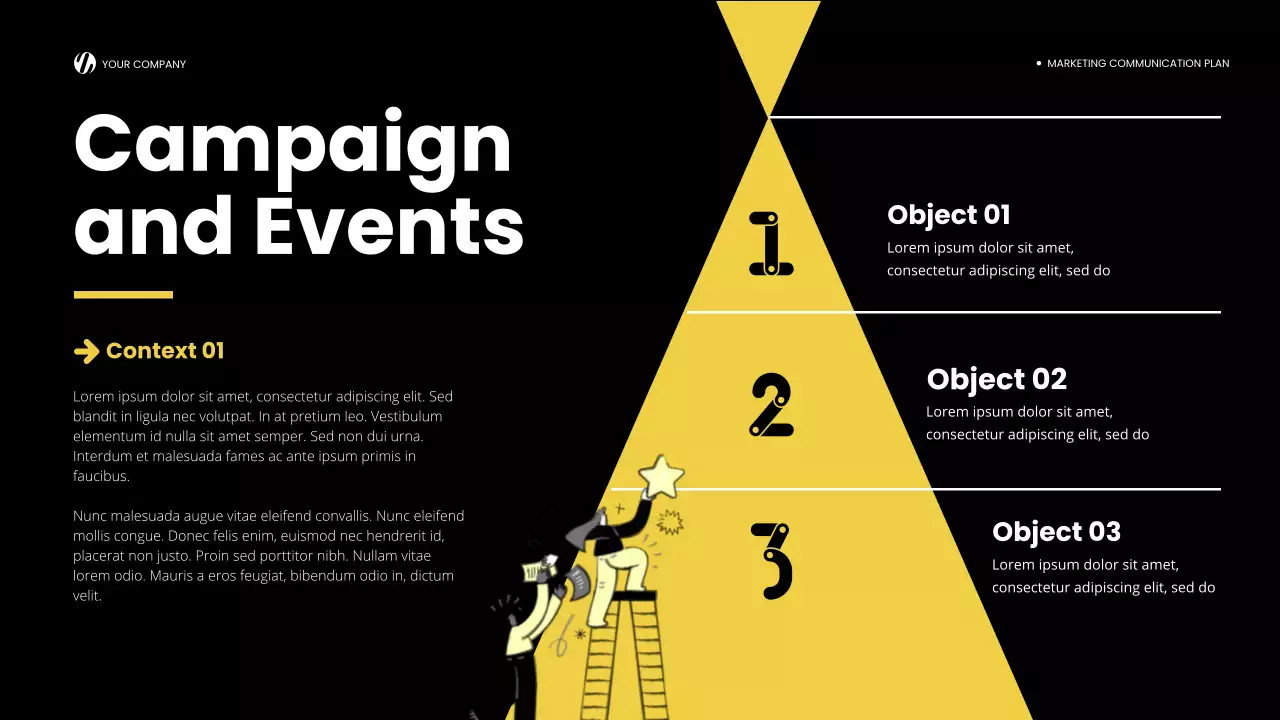 Yellow Modern Marketing Plan Presentation