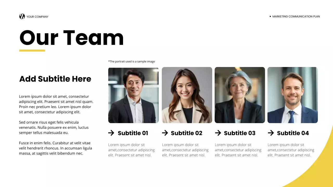 Yellow Modern Marketing Plan Presentation