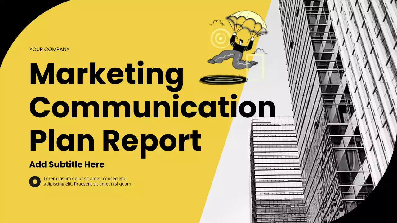 Yellow Modern Marketing Plan Presentation