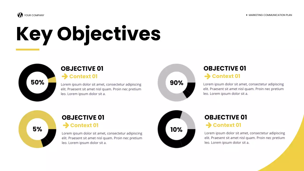 Yellow Modern Marketing Plan Presentation