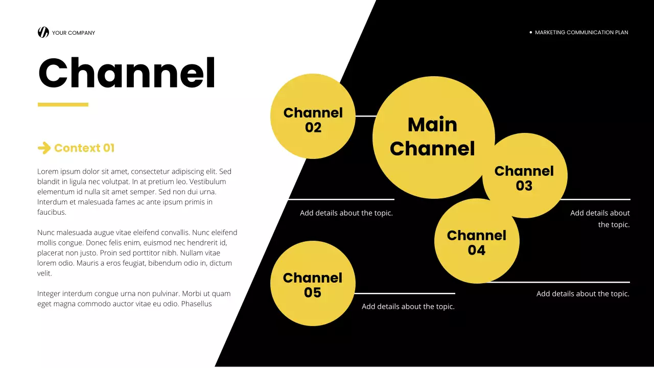 Yellow Modern Marketing Plan Presentation