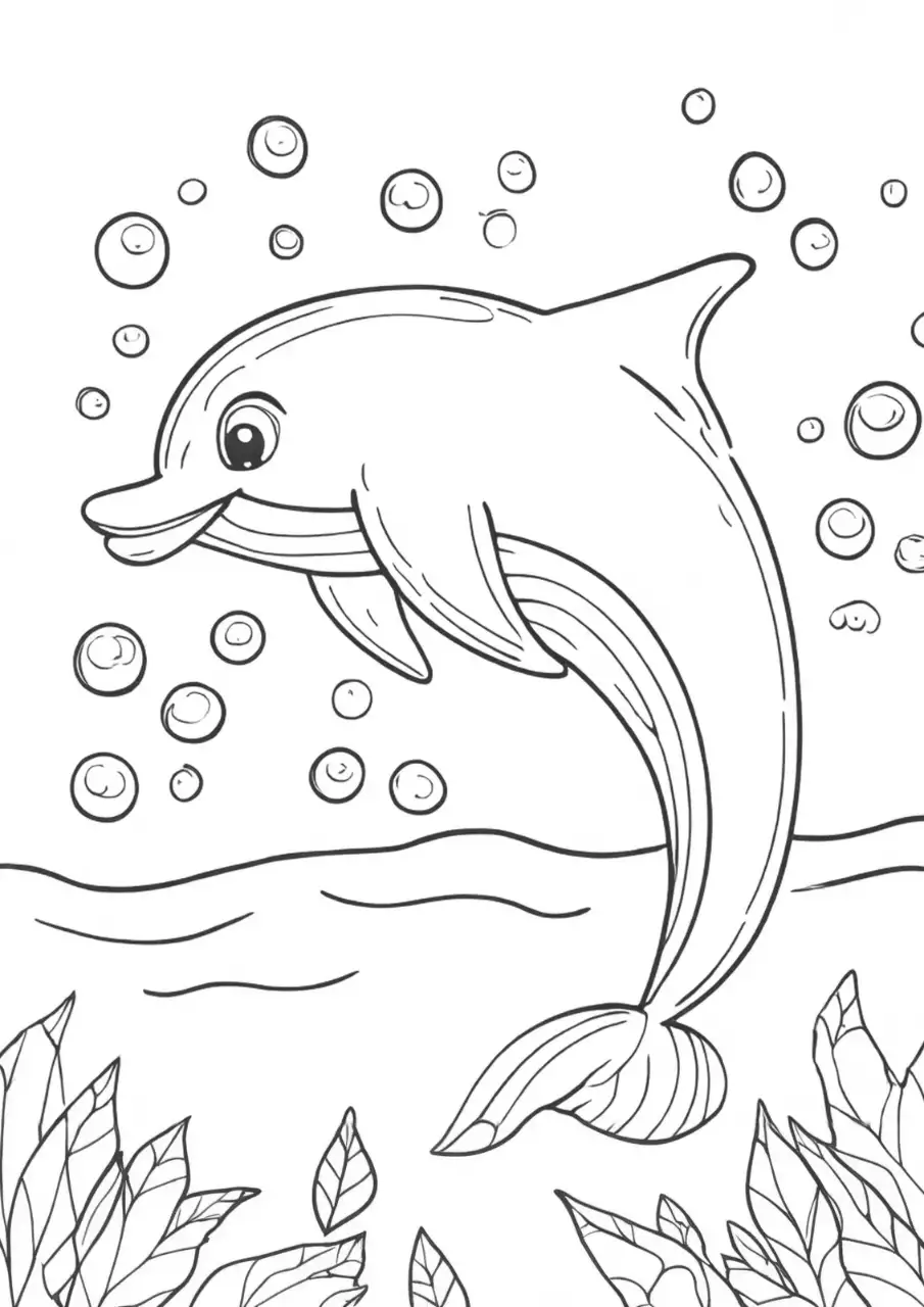 흑백 아기자기한 동물 만화