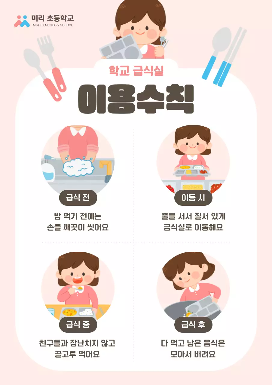 베이지 아기자기한 아동 교육 자료