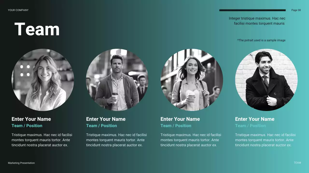 Teal Modern Budget Review Presentation