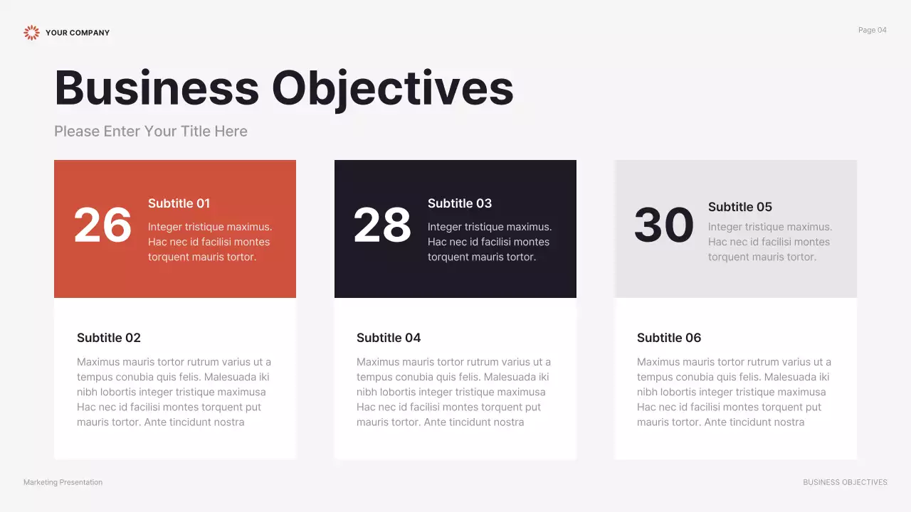 Red Modern Business Plan Presentation