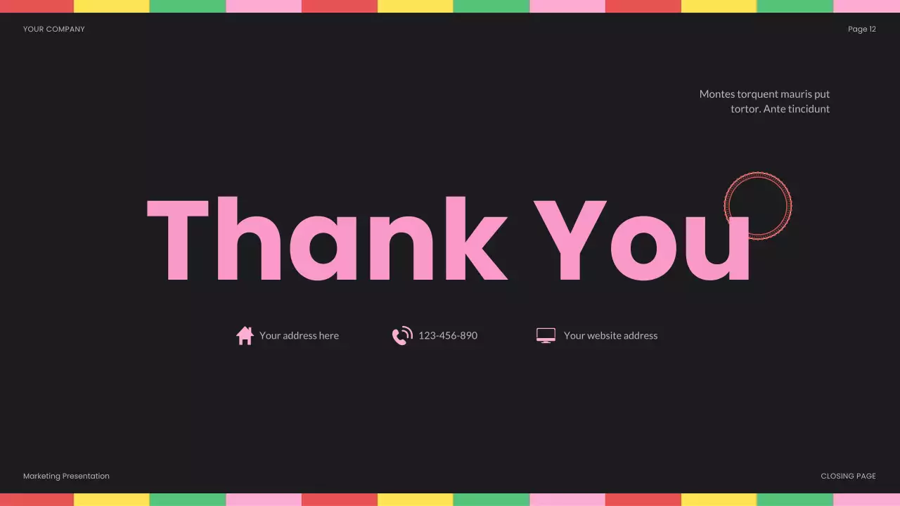 Black Modern Social Media Campaign Report Presentation