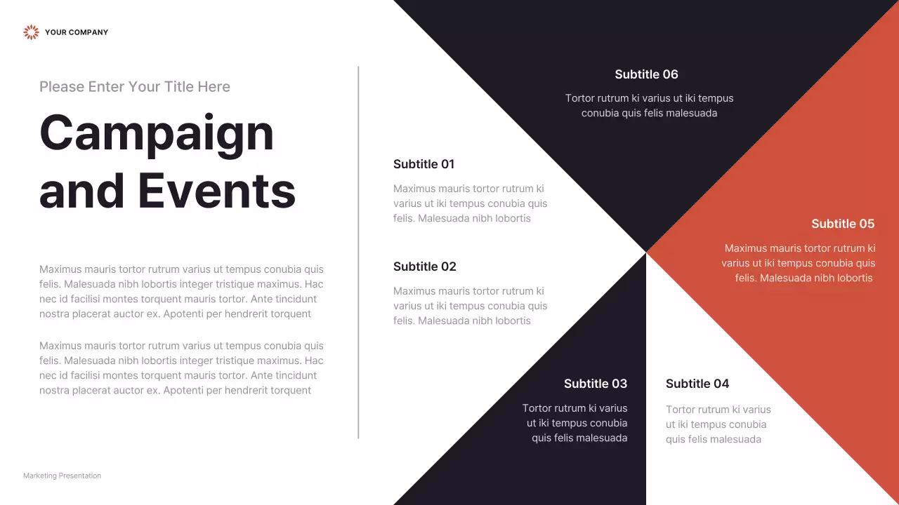 Red Modern Business Plan Presentation