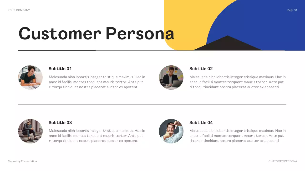 Presentasi Strategi Kampanye Modern yang Berwarna-warni