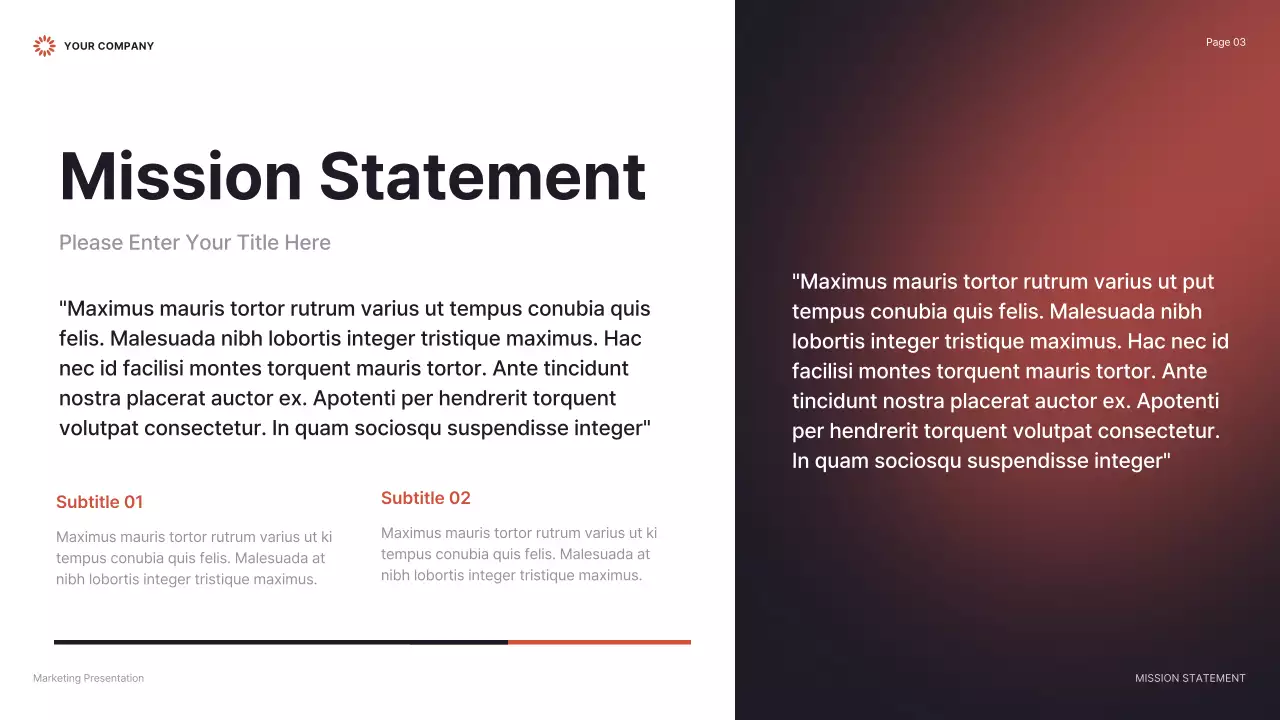 Red Modern Business Plan Presentation