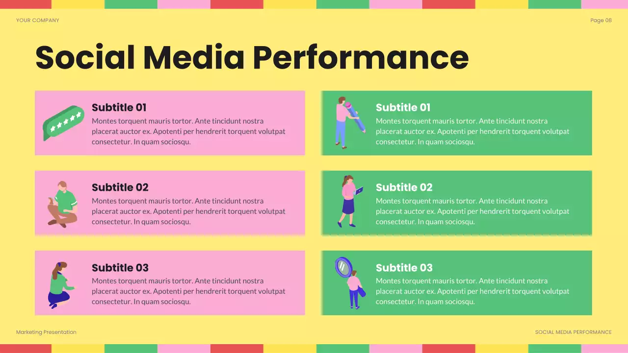 Black Modern Social Media Campaign Report Presentation