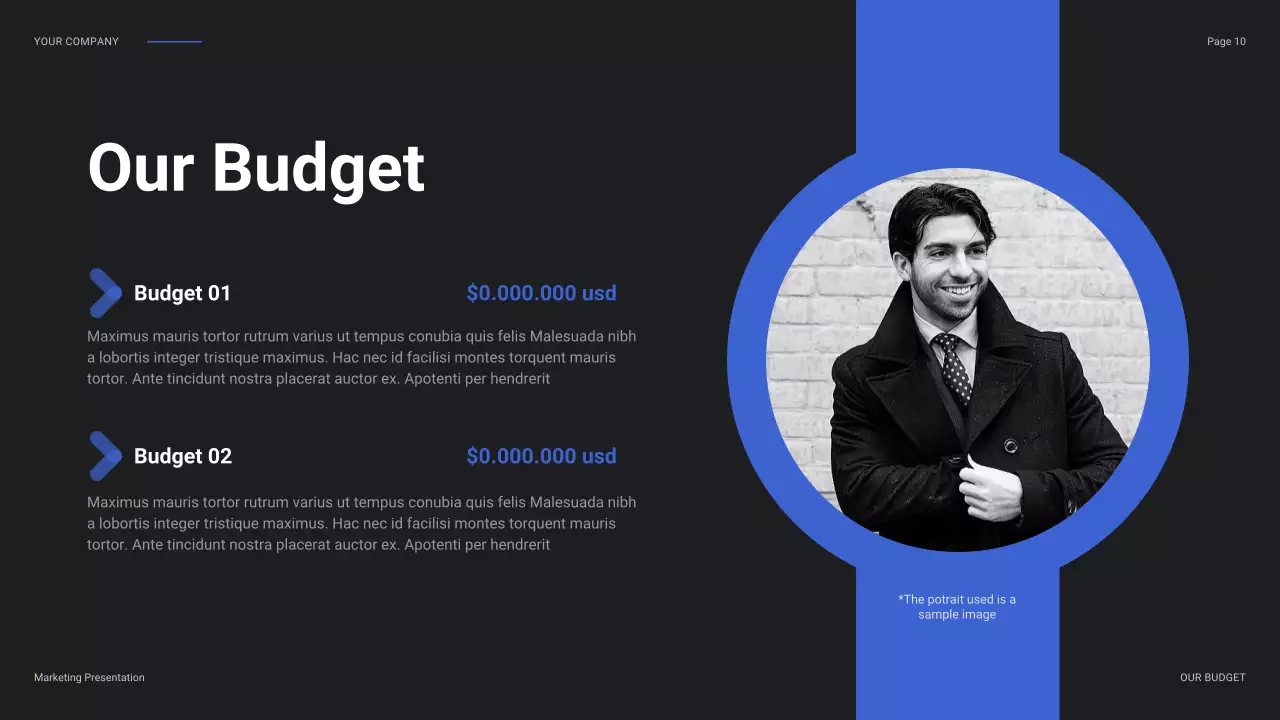 Blue Modern Social Media Campaign Report Presentation