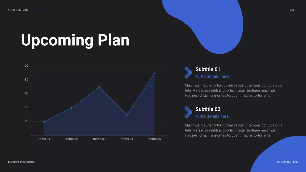 Blue Modern Social Media Campaign Report Presentation