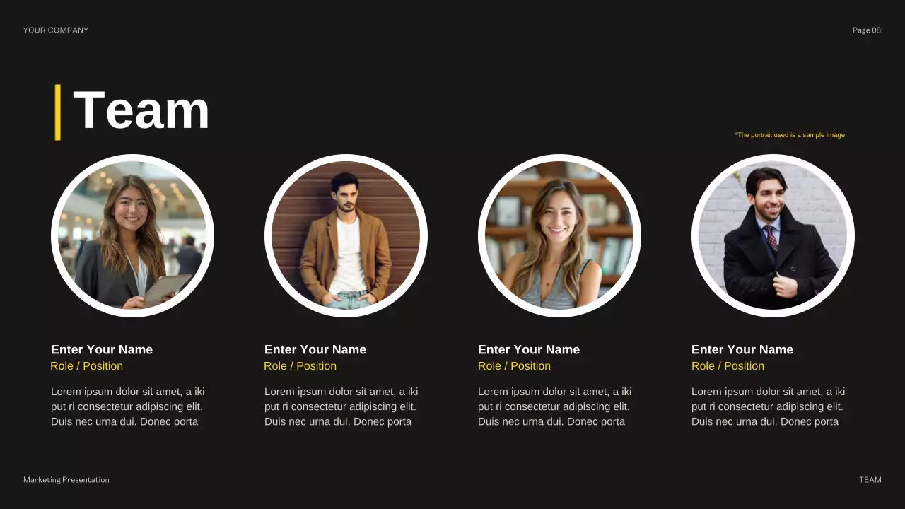 Yellow Modern Budget Review Presentation