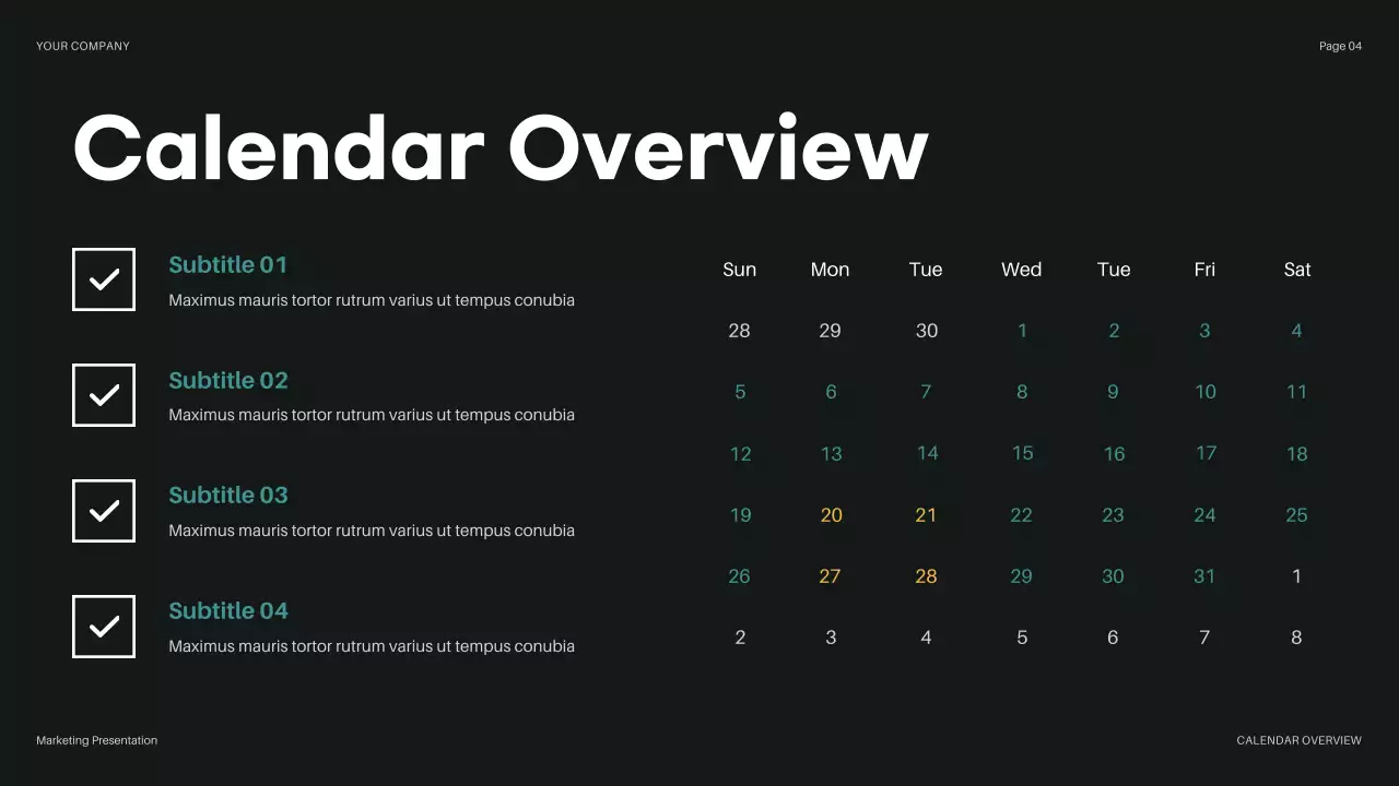 Teal Modern Budget Review Presentation