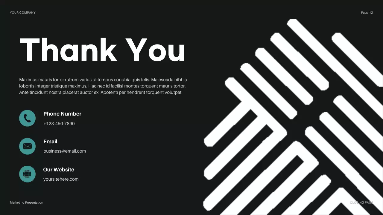 Teal Modern Budget Review Presentation