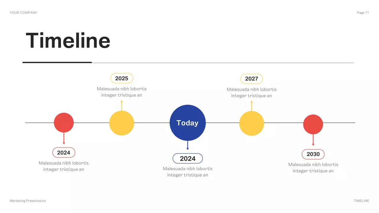 Presentasi Strategi Kampanye Modern yang Berwarna-warni