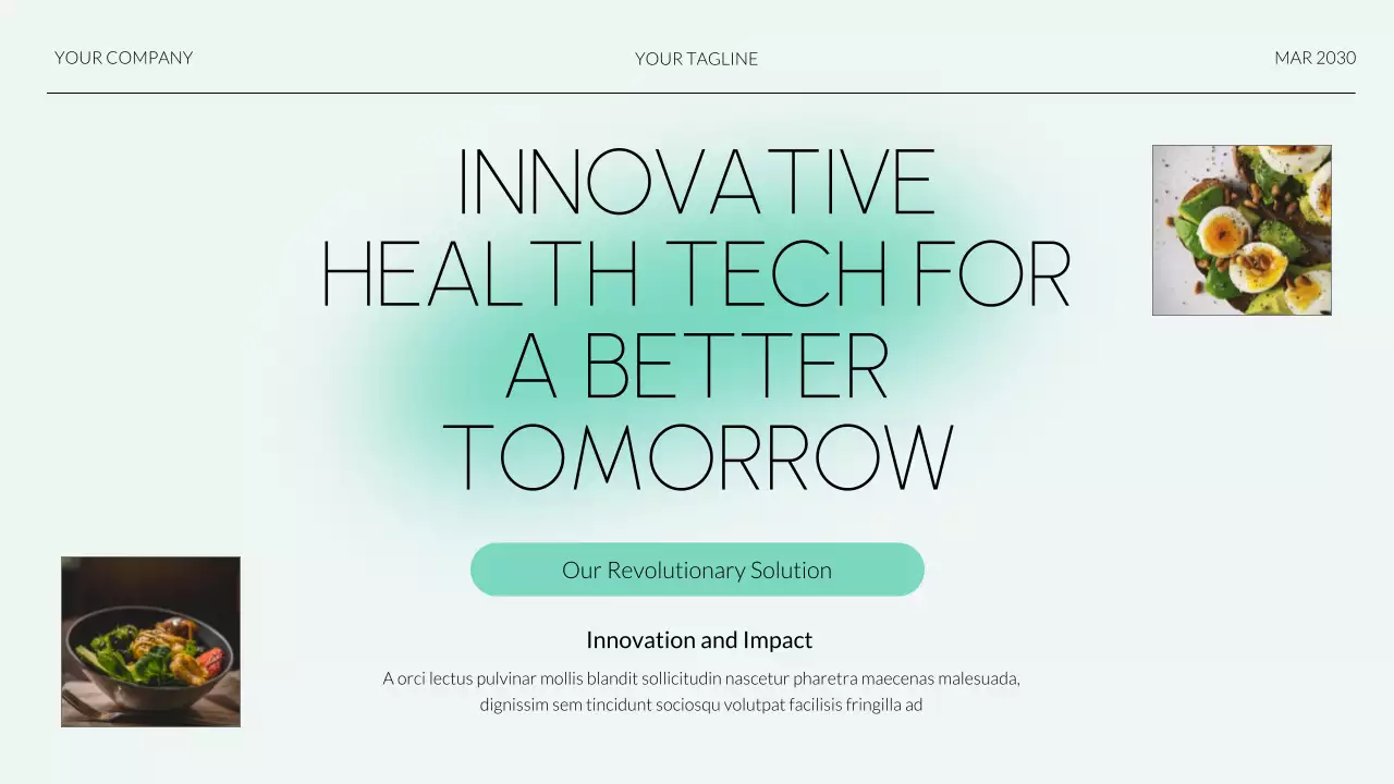 Teal Health Tech Deck Presentation