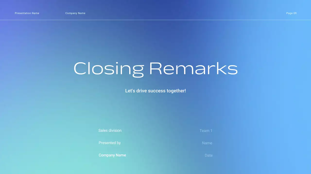 Blue Modern Sales Tactics Presentation