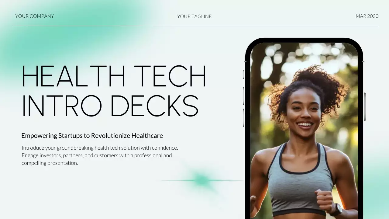 Teal Health Tech Deck Presentation