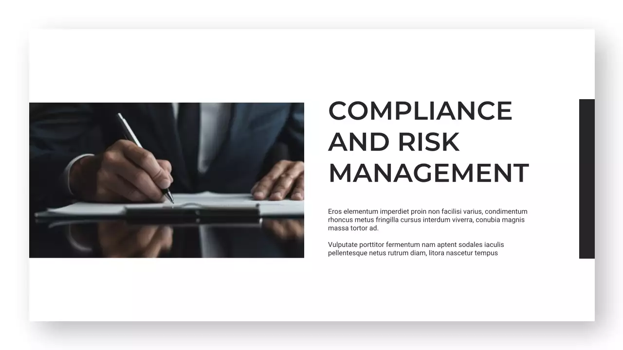 Black Modern Tax Consulting Pitch Presentation