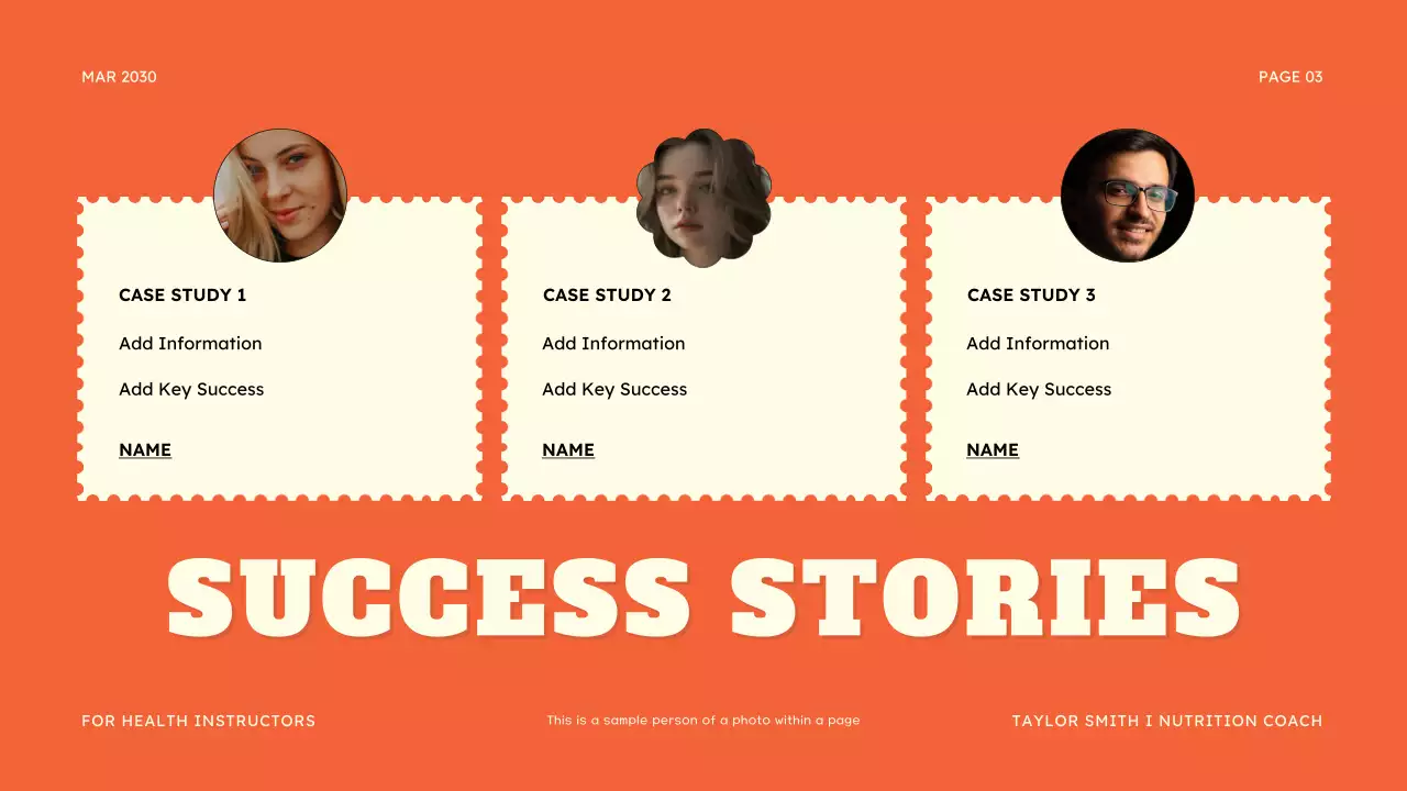 Orange Food Tracker Presentation