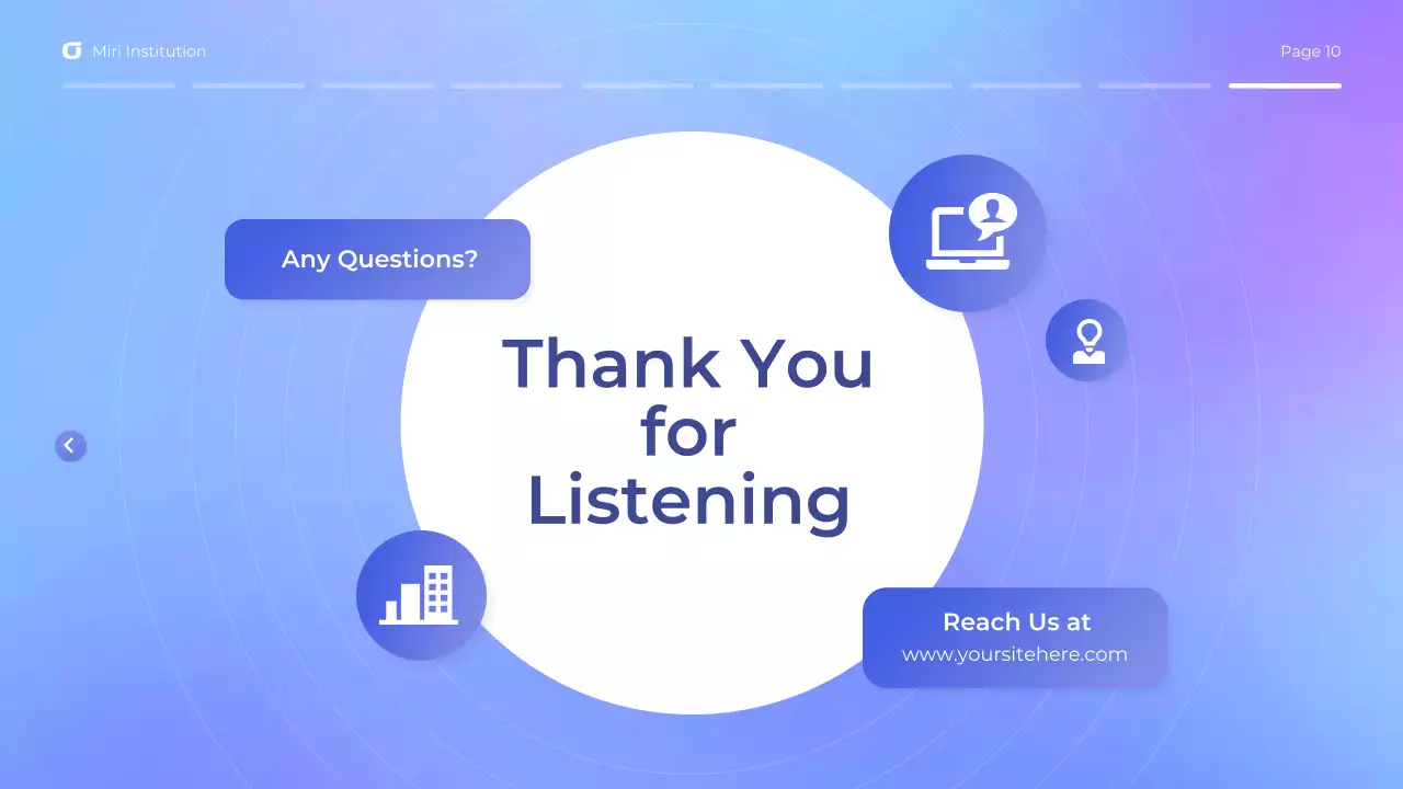 Blue Modern Leadership Webinar Presentation