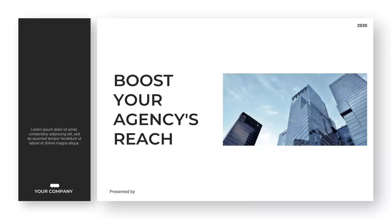 Black Modern Tax Consulting Pitch Presentation