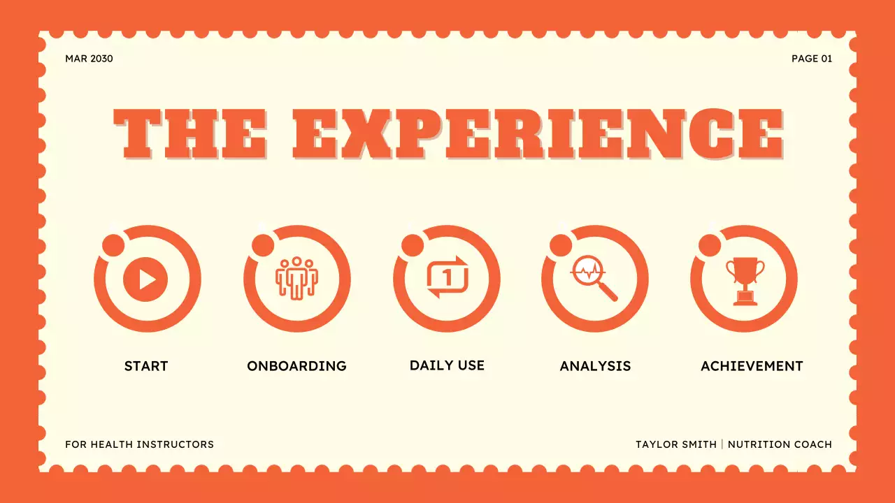 Orange Food Tracker Presentation