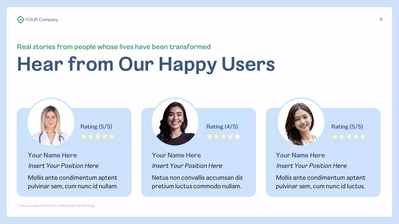 Blue Modern Health Tech Presentation