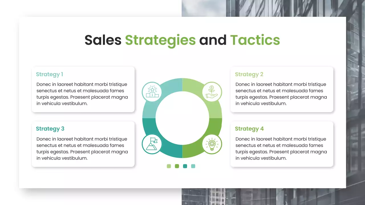 White Professional Sales Tactics Presentation