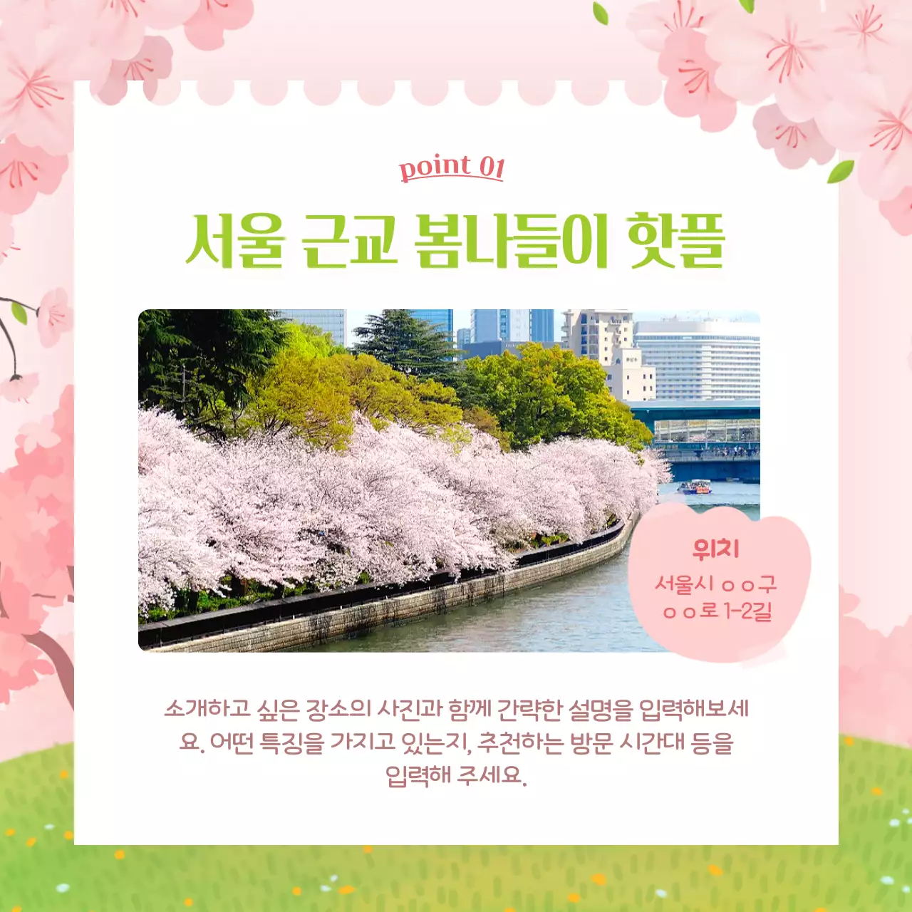 핑크의 아기자기한 봄 나들이 뉴스레터