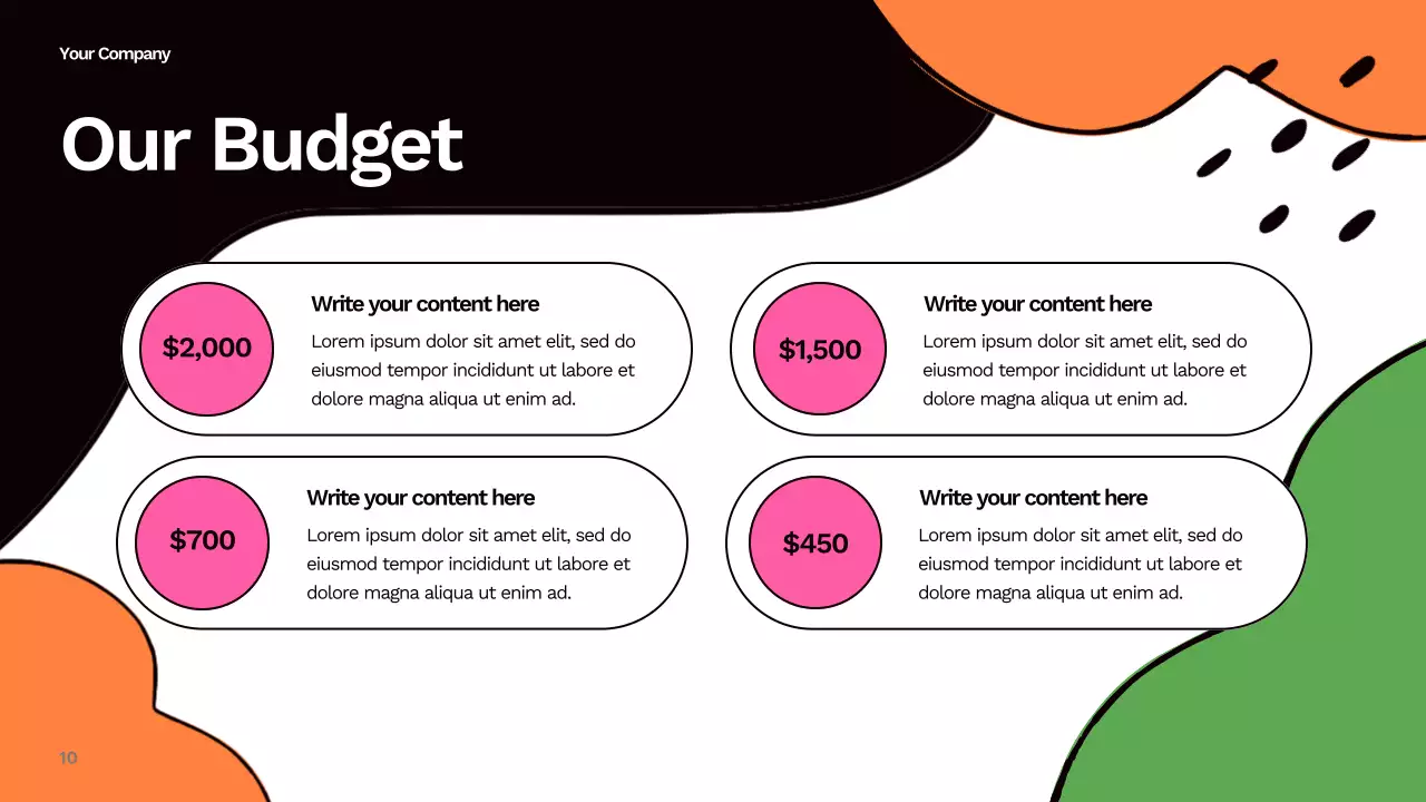 Yellow Abstract Social Media Campaign Report Presentation