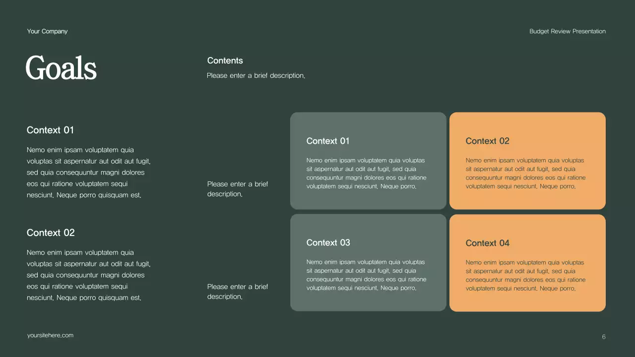 Green Professional Budget Review Presentation