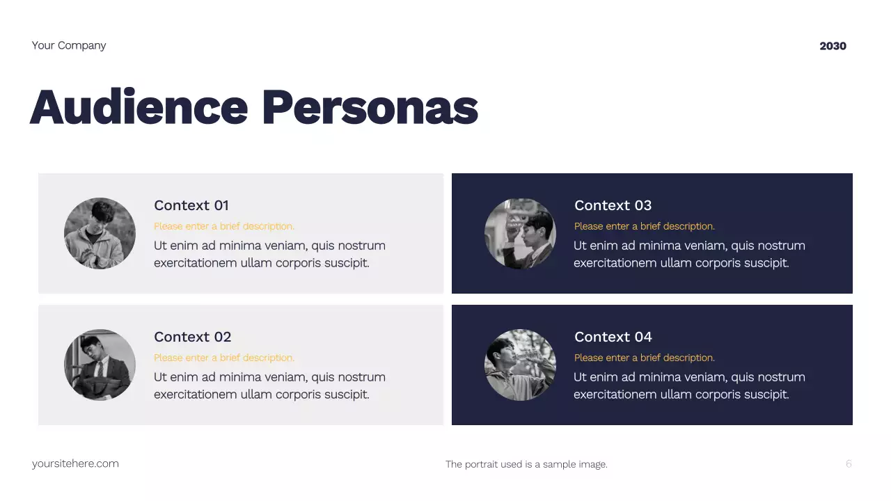 Yellow and Navy Modern Marketing Plan Presentation