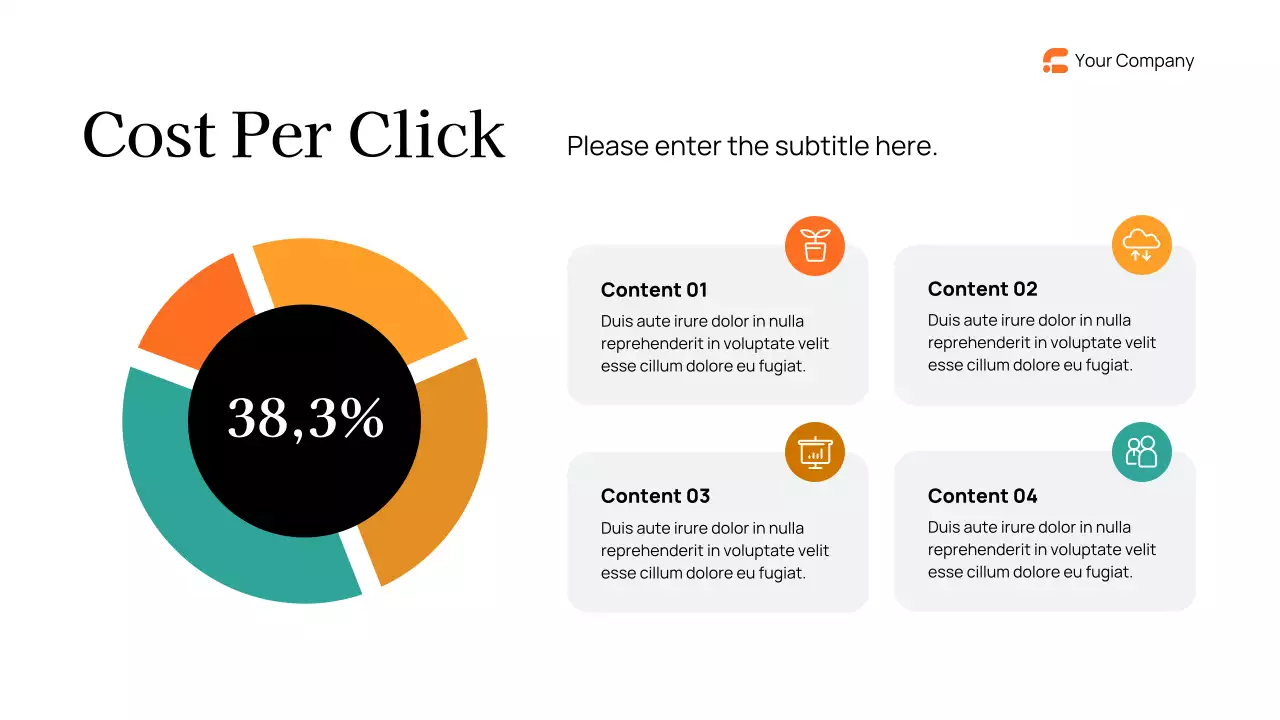 Navy Modern Marketing Report Presentation