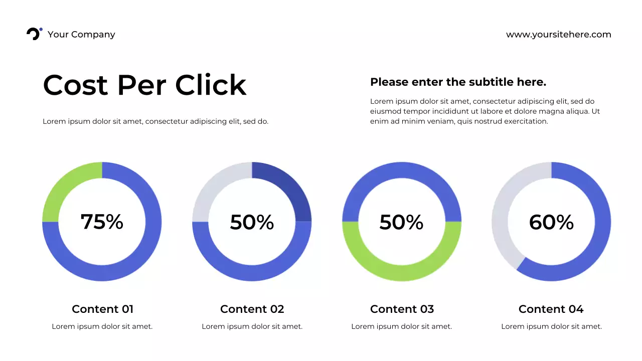 Black Modern Marketing KPI Report Presentation