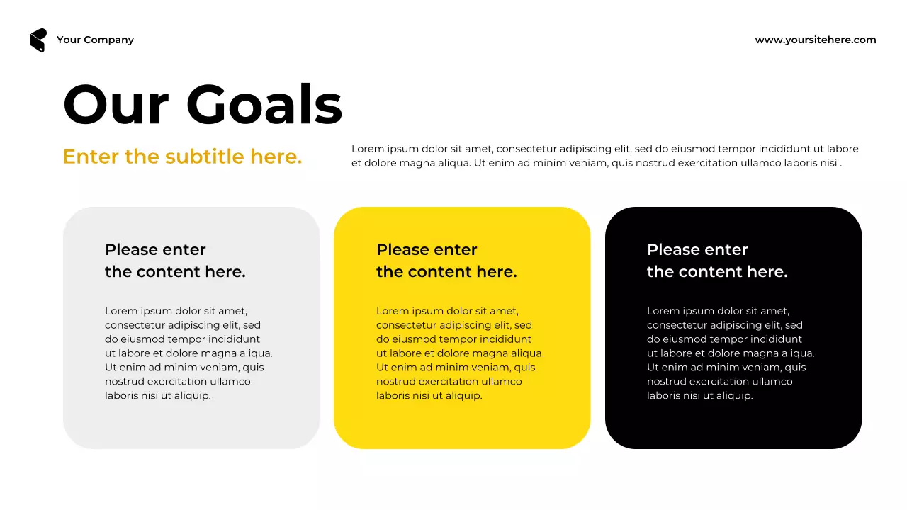 Yellow Bold Marketing Proposal Presentation