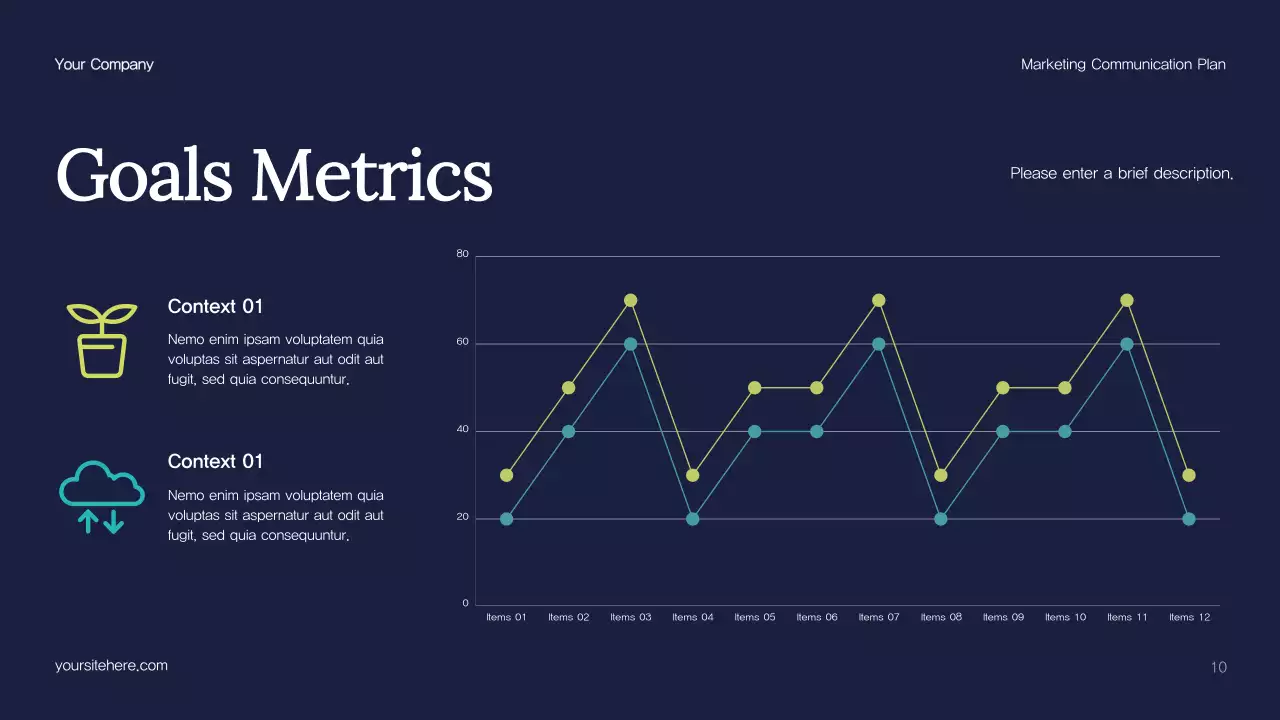 Blue Abstract Marketing Plan Presentation