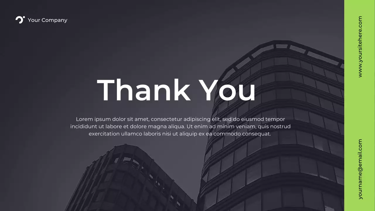 Black Modern Marketing KPI Report Presentation