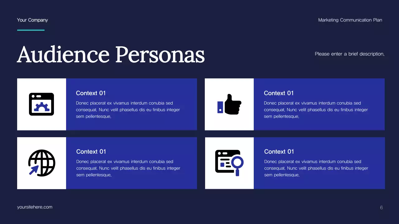 Blue Abstract Marketing Plan Presentation