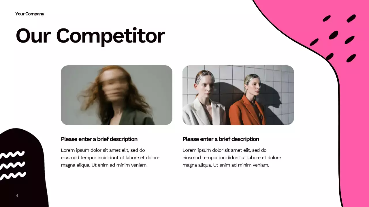 Yellow Abstract Social Media Campaign Report Presentation