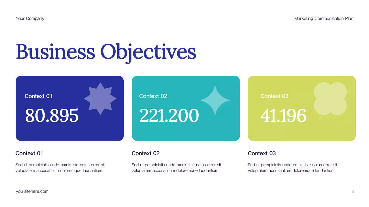 Blue Abstract Marketing Plan Presentation