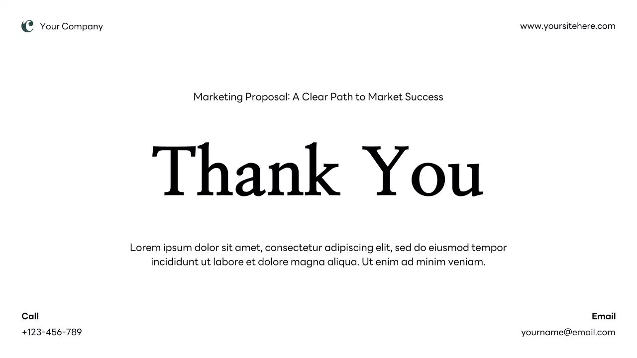 Pink Modern Marketing Proposal Presentation