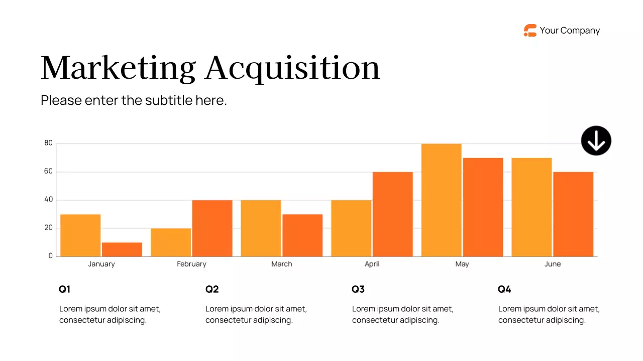 Navy Modern Marketing Report Presentation