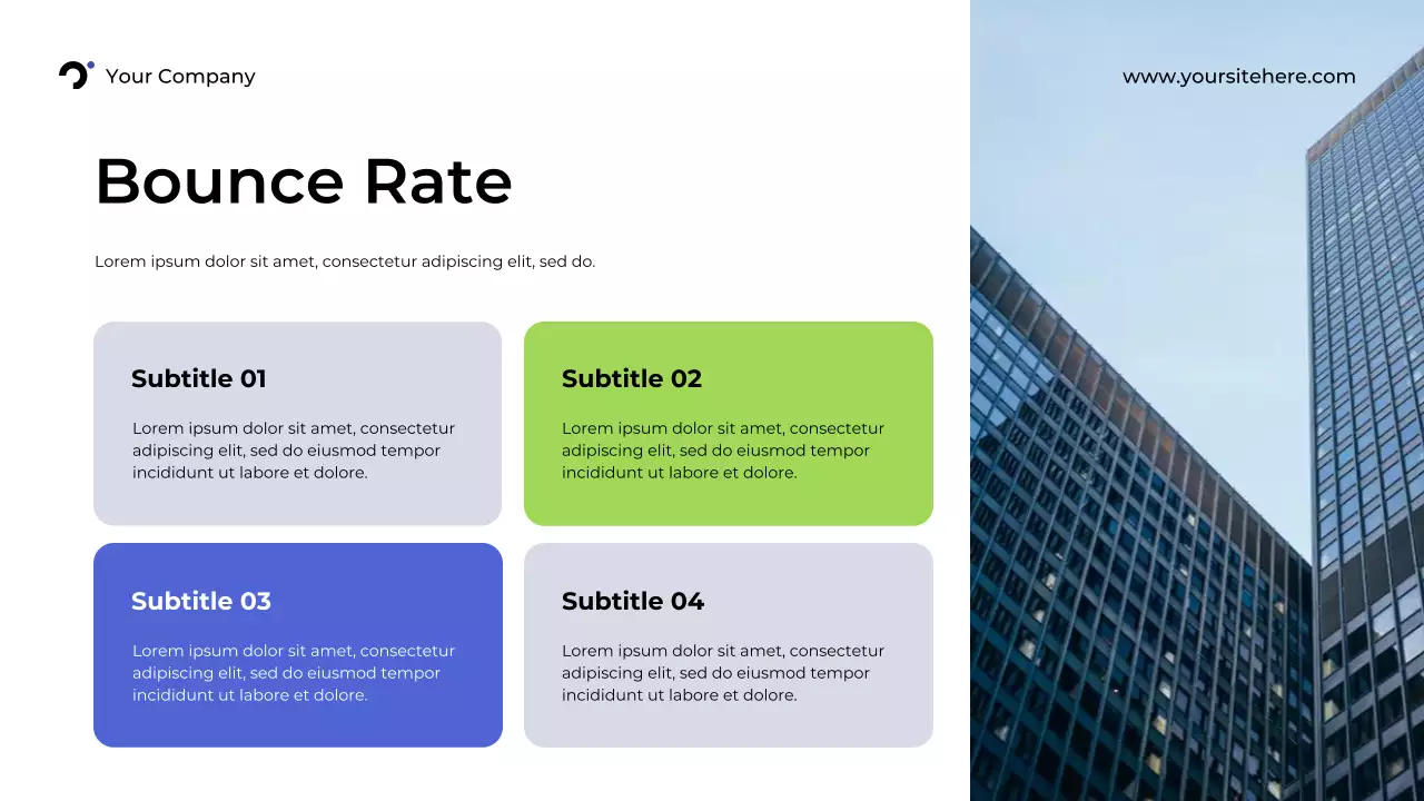 Black Modern Marketing KPI Report Presentation