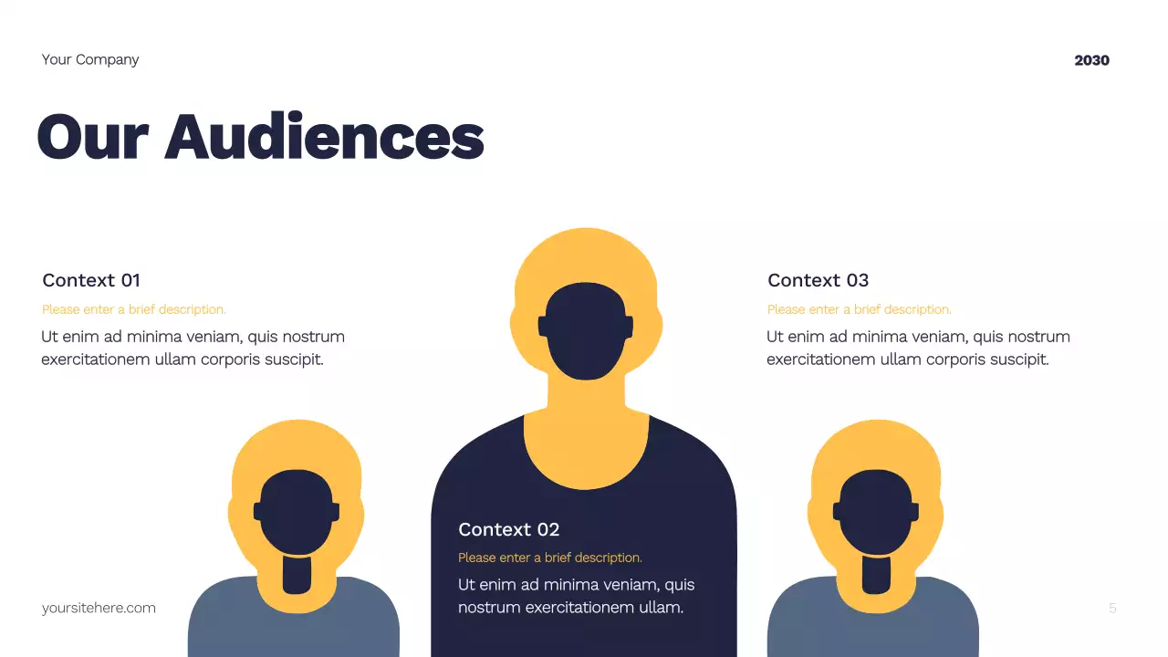 Yellow and Navy Modern Marketing Plan Presentation