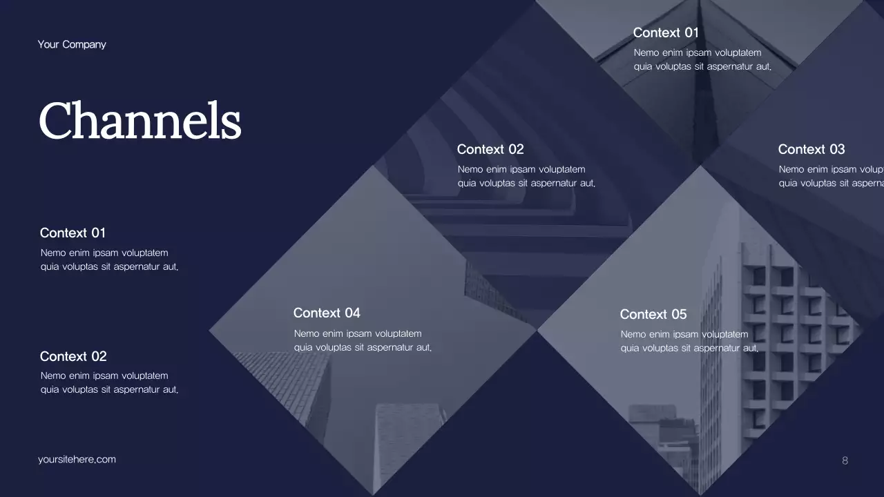 Blue Abstract Marketing Plan Presentation