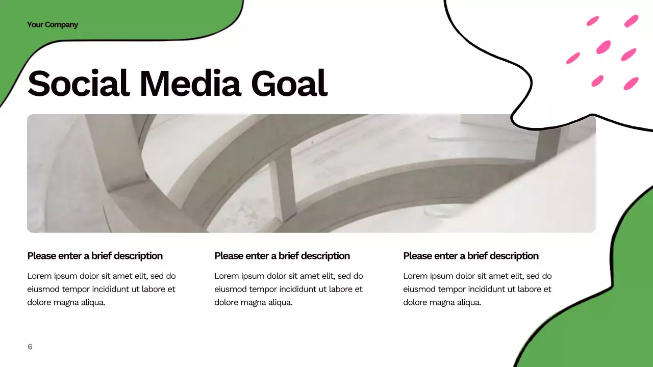 Yellow Abstract Social Media Campaign Report Presentation